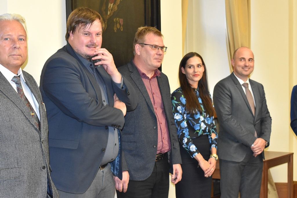 Plzeňští atleti prezentovali své skvělé úspěchy na radnici (foto: A. Jarošová, 14.10.2019)