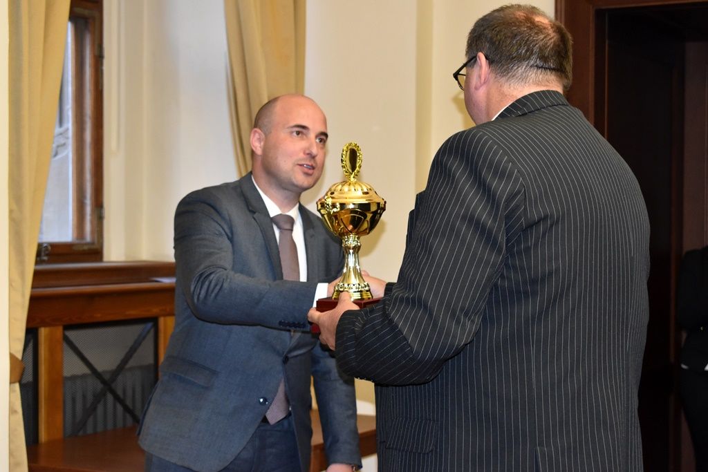 Plzeňští atleti prezentovali své skvělé úspěchy na radnici (foto: A. Jarošová, 14.10.2019)