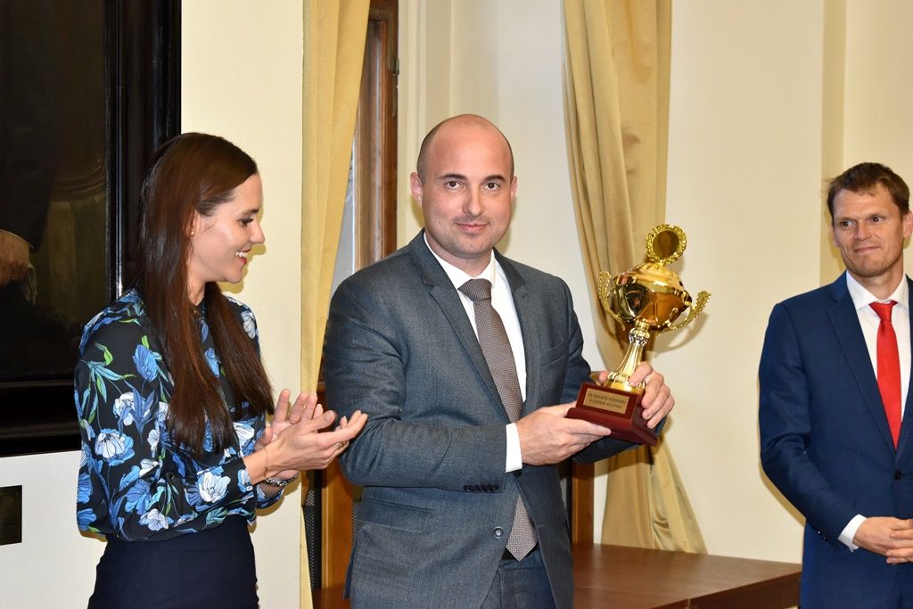 Plzeňští atleti prezentovali své skvělé úspěchy na radnici (foto: A. Jarošová, 14.10.2019)