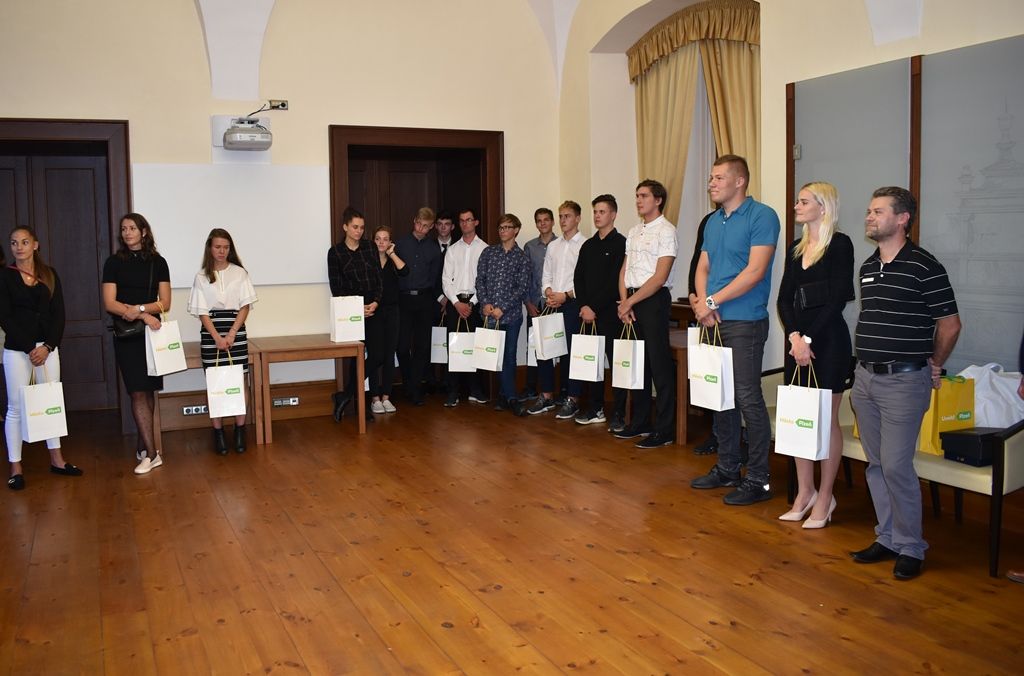 Plzeňští atleti prezentovali své skvělé úspěchy na radnici (foto: A. Jarošová, 14.10.2019)