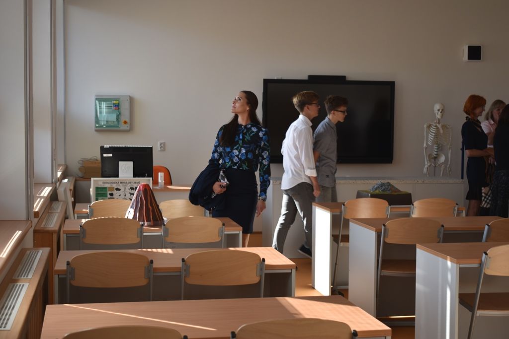 7. základní a mateřská škola má novou nástavbu (foto: A. Jarošová, 14.10.2019)