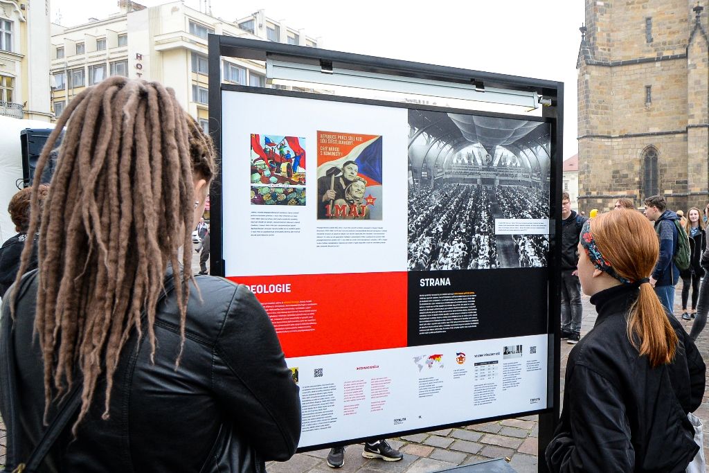 Totalita – Multimediální průvodce 1948–1989 (foto: M. Pecuch, 21.10.2019)