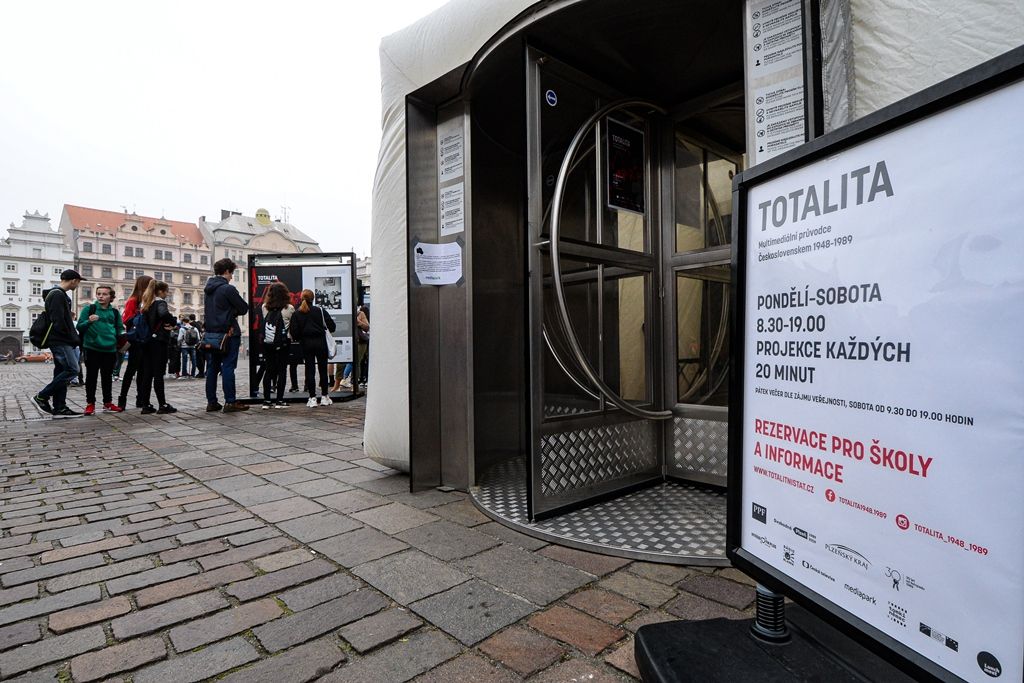 Totalita – Multimediální průvodce 1948–1989 (foto: M. Pecuch, 21.10.2019)