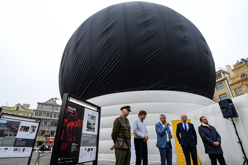 Totalita – Multimediální průvodce 1948–1989 (foto: M. Pecuch, 21.10.2019)