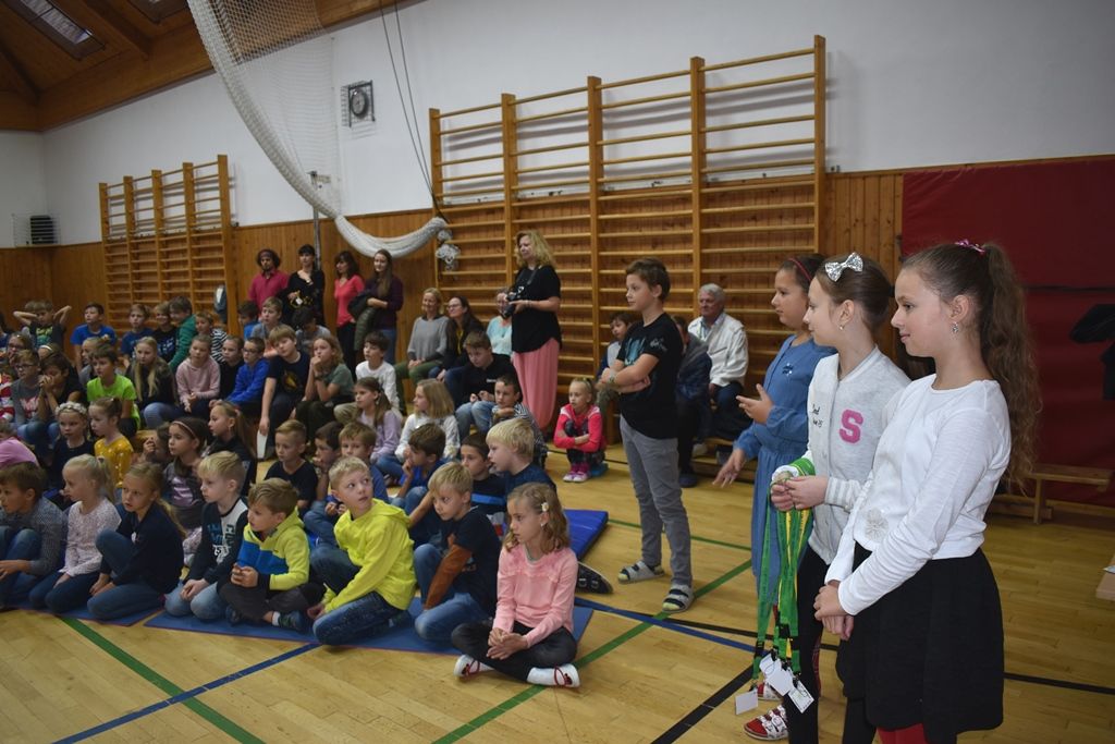 Tyršova ZŠ a MŠ v Plzni Černicích má zelenou střechu (foto: A. Jarošová, 21.10.2019)