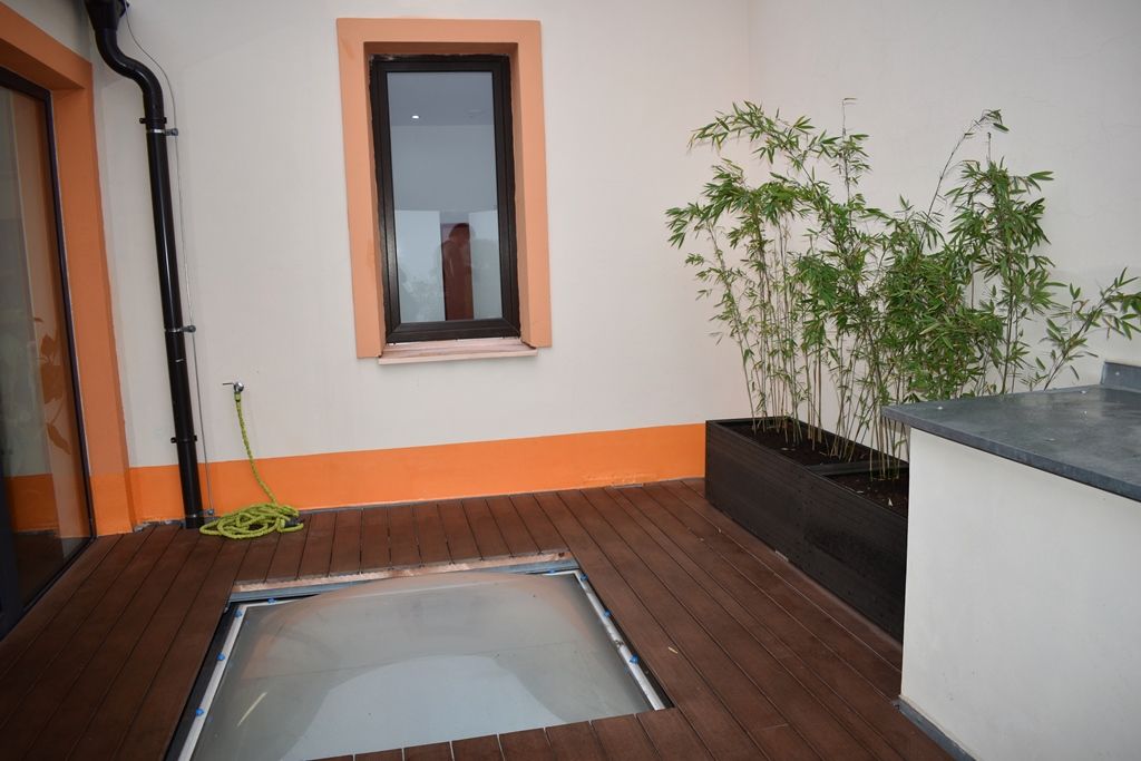 Tyršova ZŠ a MŠ v Plzni Černicích má zelenou střechu (foto: A. Jarošová, 21.10.2019)