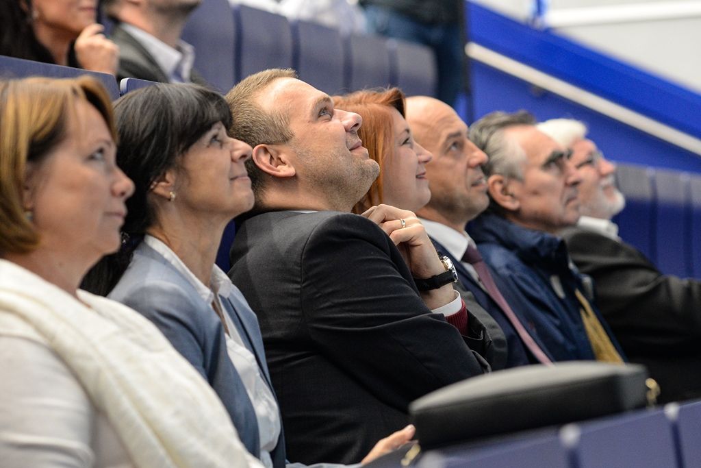 Zahájení druhé etapy výstavby Univerzitního medicínského centra UniMec (foto: M. Pecuch, 22.10.2019)
