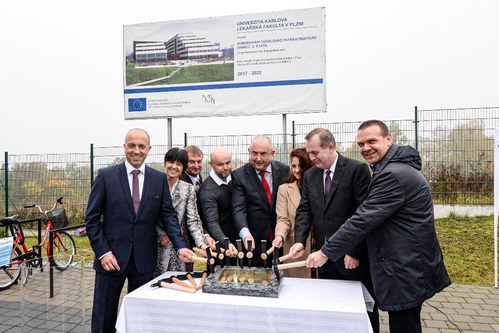 Zahájení druhé etapy výstavby Univerzitního medicínského centra UniMec