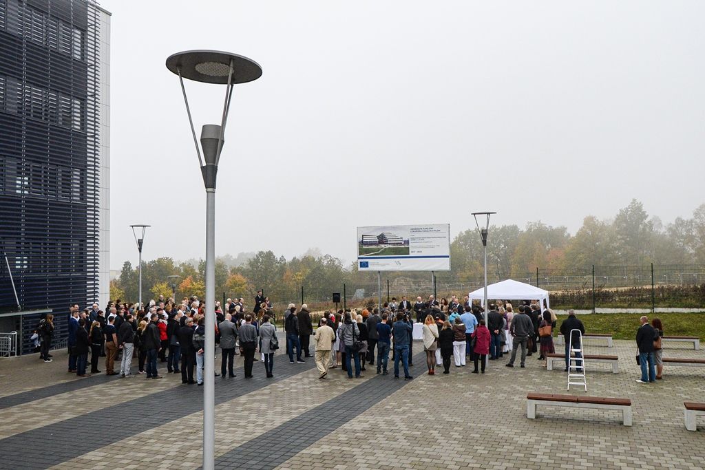 Zahájení druhé etapy výstavby Univerzitního medicínského centra UniMec (foto: M. Pecuch, 22.10.2019)