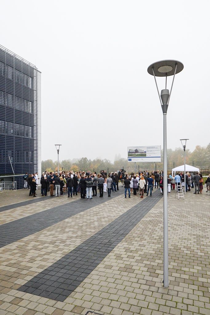 Zahájení druhé etapy výstavby Univerzitního medicínského centra UniMec (foto: M. Pecuch, 22.10.2019)