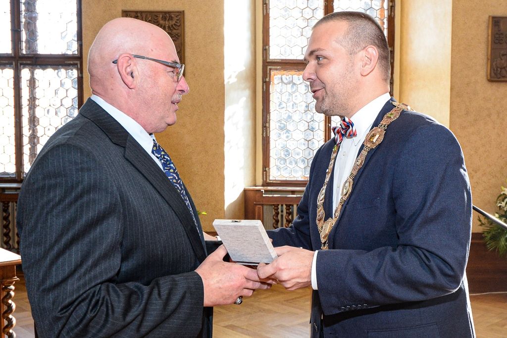 Plzeň oceňovala u příležitosti oslav vzniku Československa (foto: M. Pecuch, 28.10.2019)