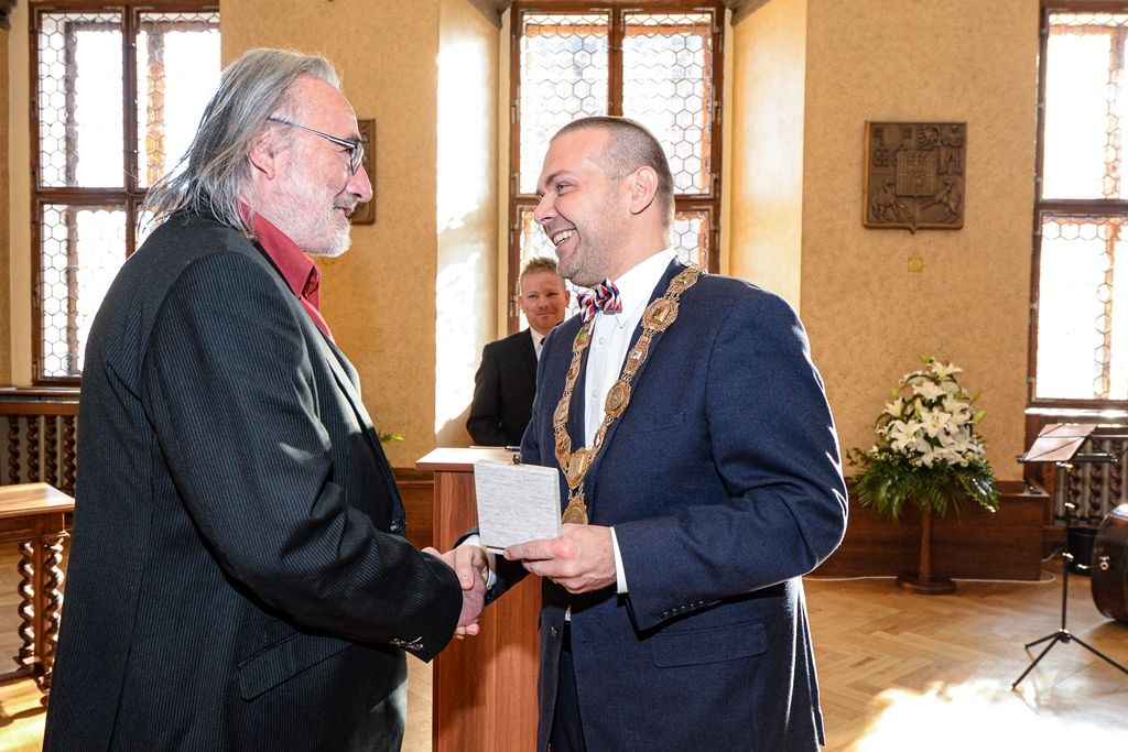 Plzeň oceňovala u příležitosti oslav vzniku Československa (foto: M. Pecuch, 28.10.2019)