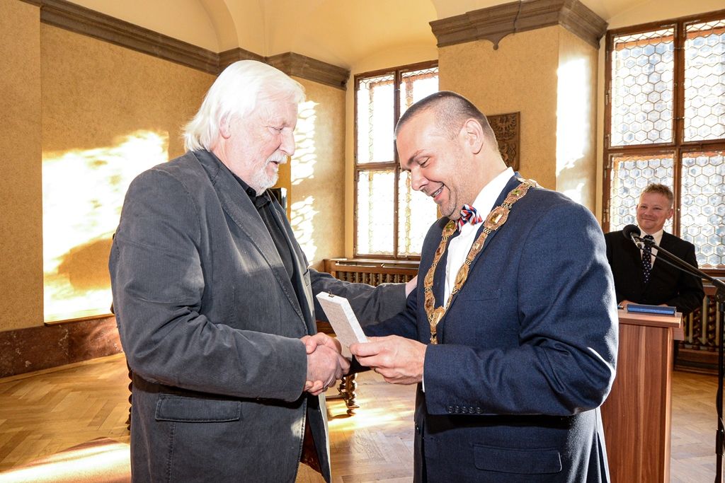 Plzeň oceňovala u příležitosti oslav vzniku Československa (foto: M. Pecuch, 28.10.2019)