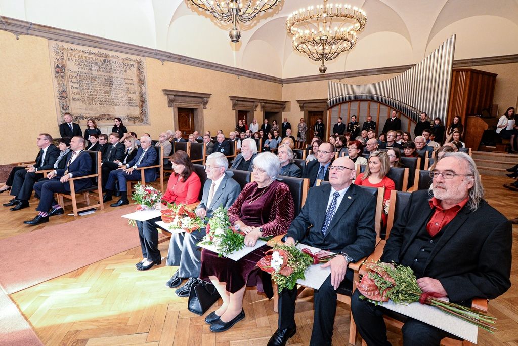 Plzeň oceňovala u příležitosti oslav vzniku Československa (foto: M. Pecuch, 28.10.2019)