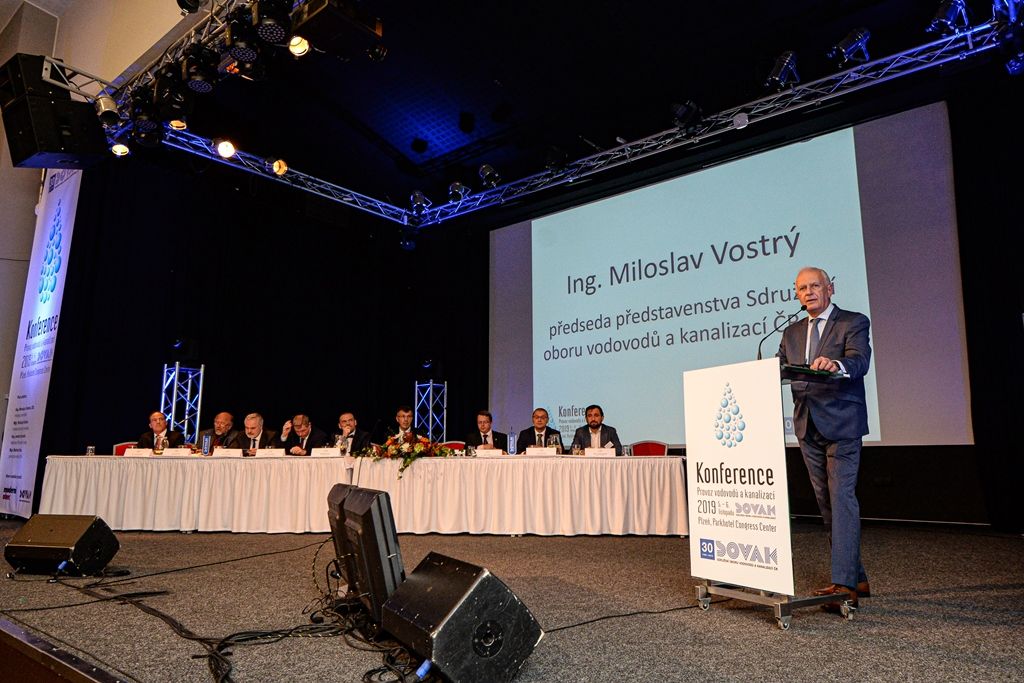 Konference Provoz vodovodů a kanalizací (foto: M. Pecuch, 5.11.2019)