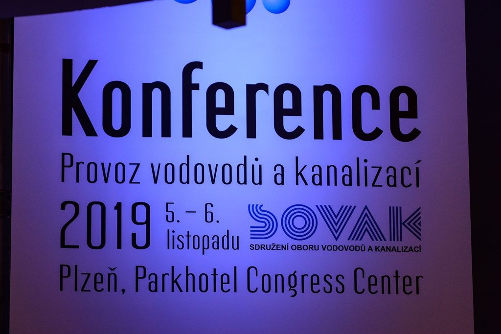 Konference Provoz vodovodů a kanalizací (foto: M. Pecuch, 5.11.2019)