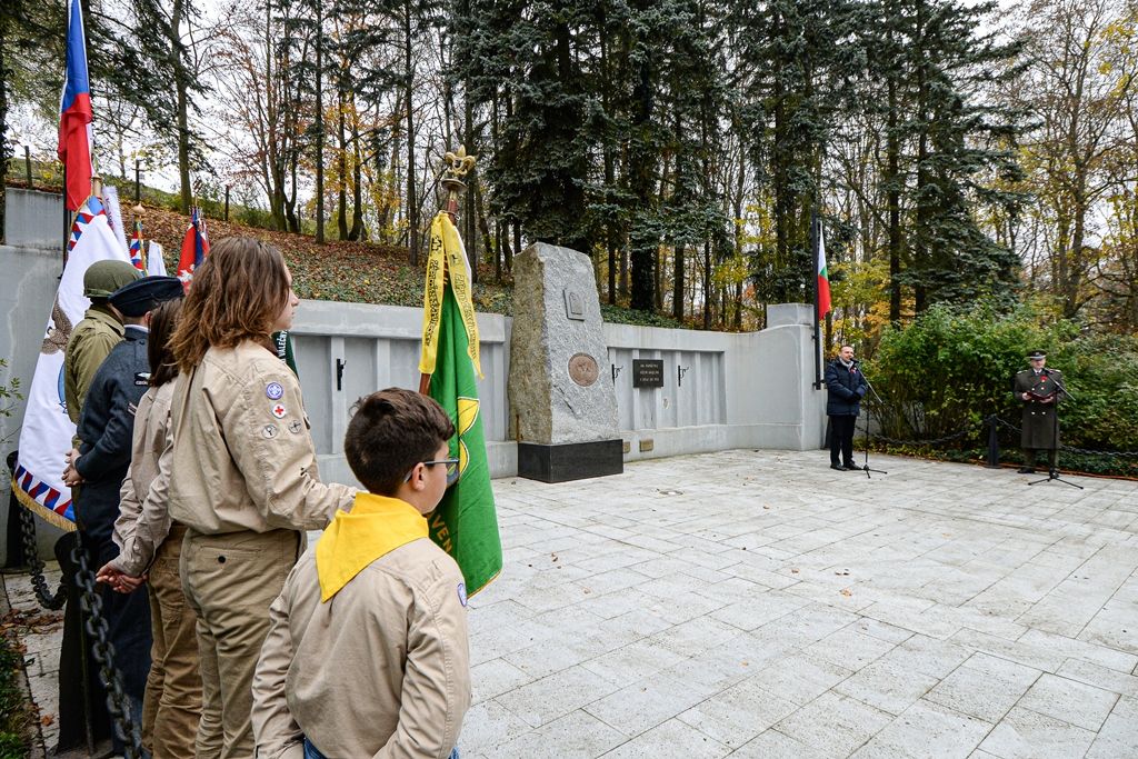 Plzeň vzpomínala na válečné veterány (foto: M. Pecuch, 11.11.2019)