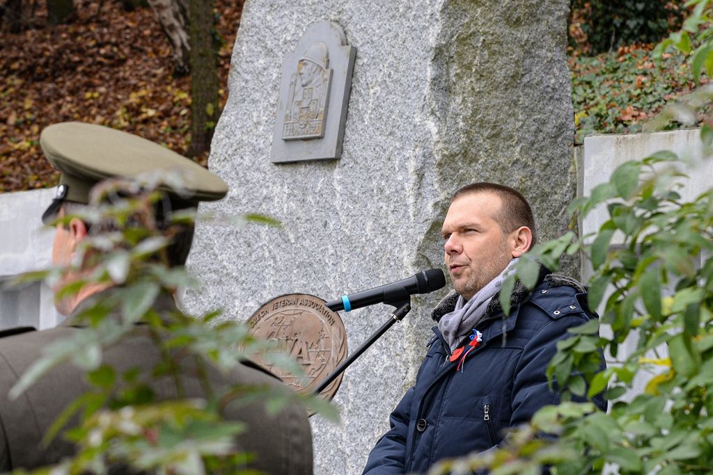 Plzeň vzpomínala na válečné veterány (foto: M. Pecuch, 11.11.2019)