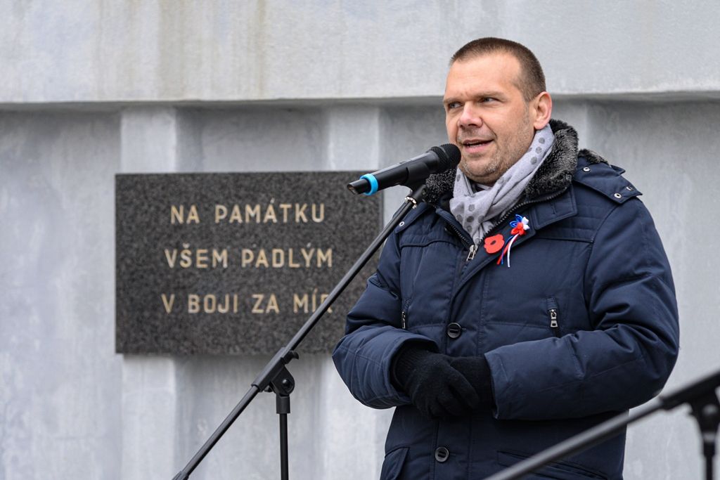 Plzeň vzpomínala na válečné veterány (foto: M. Pecuch, 11.11.2019)