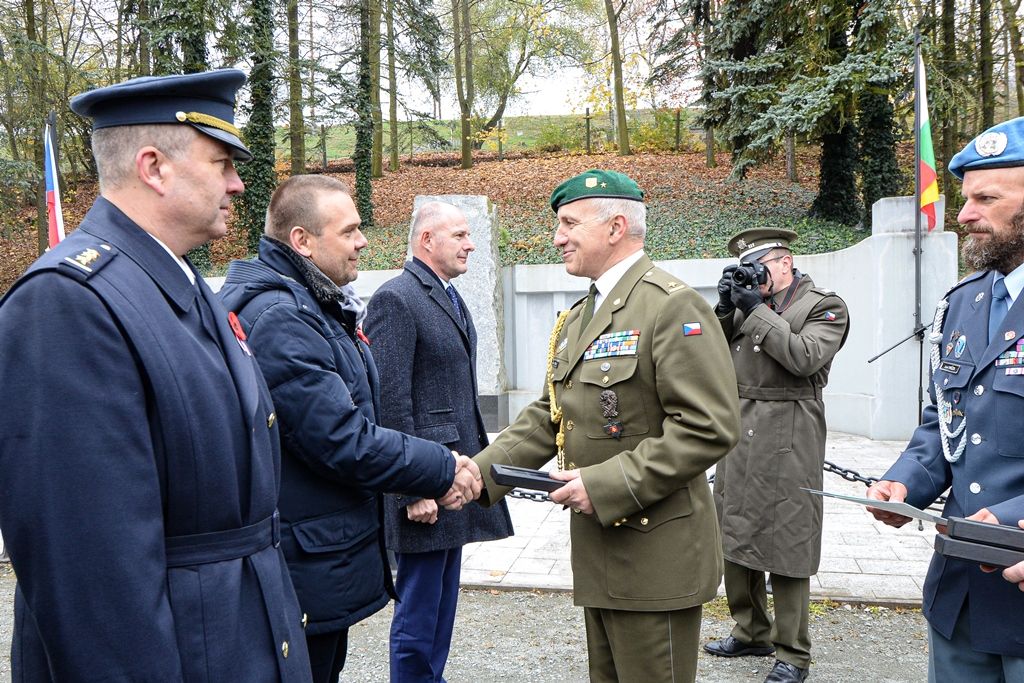 Plzeň vzpomínala na válečné veterány (foto: M. Pecuch, 11.11.2019)