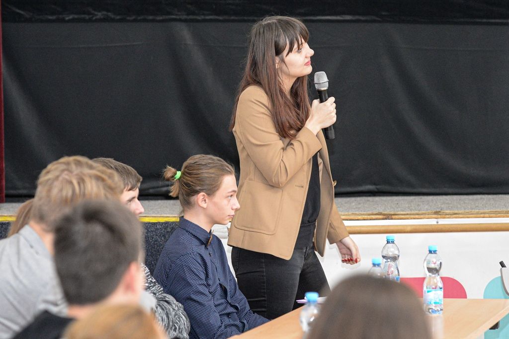 V Plzni společně zasedly městský a krajský parlament dětí a mládeže (foto: M. Pecuch, 12.11.2019)