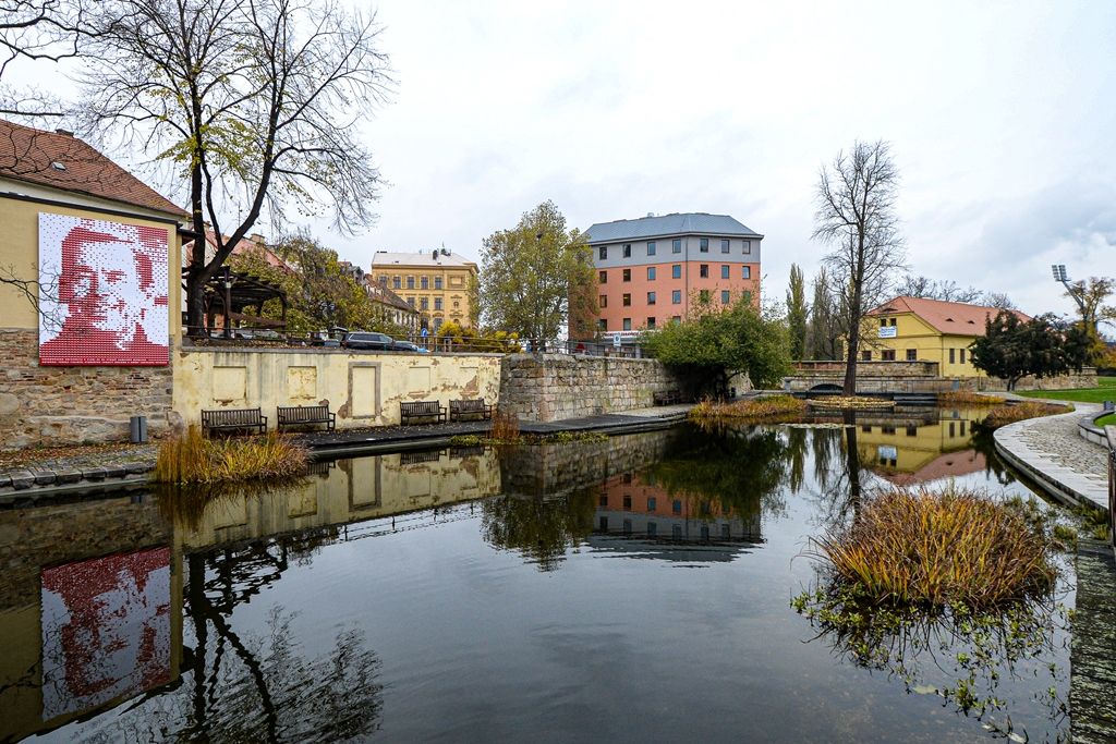 Srdíčkový Václav Havel v Plzni