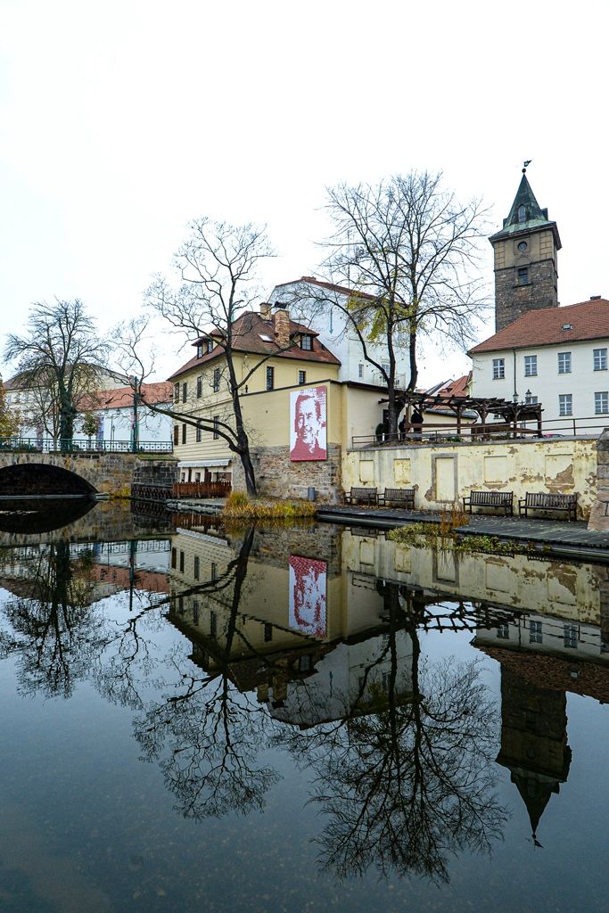 Srdíčkový Václav Havel (foto: M. Pecuch, 12.11.2019)