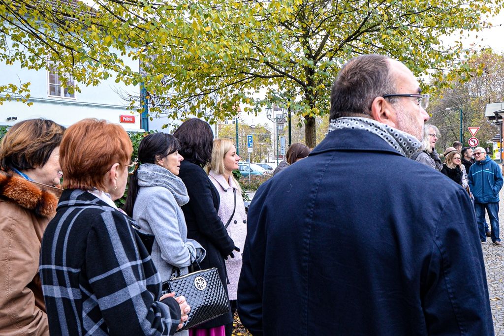 Srdíčkový Václav Havel (foto: M. Pecuch, 12.11.2019)