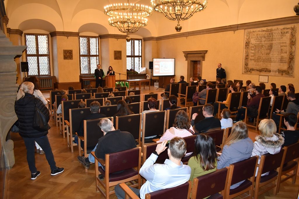 Kdy zavolat 150 - vyhlášení výsledků soutěže (foto: A. Jarošová, 12.11.2019)