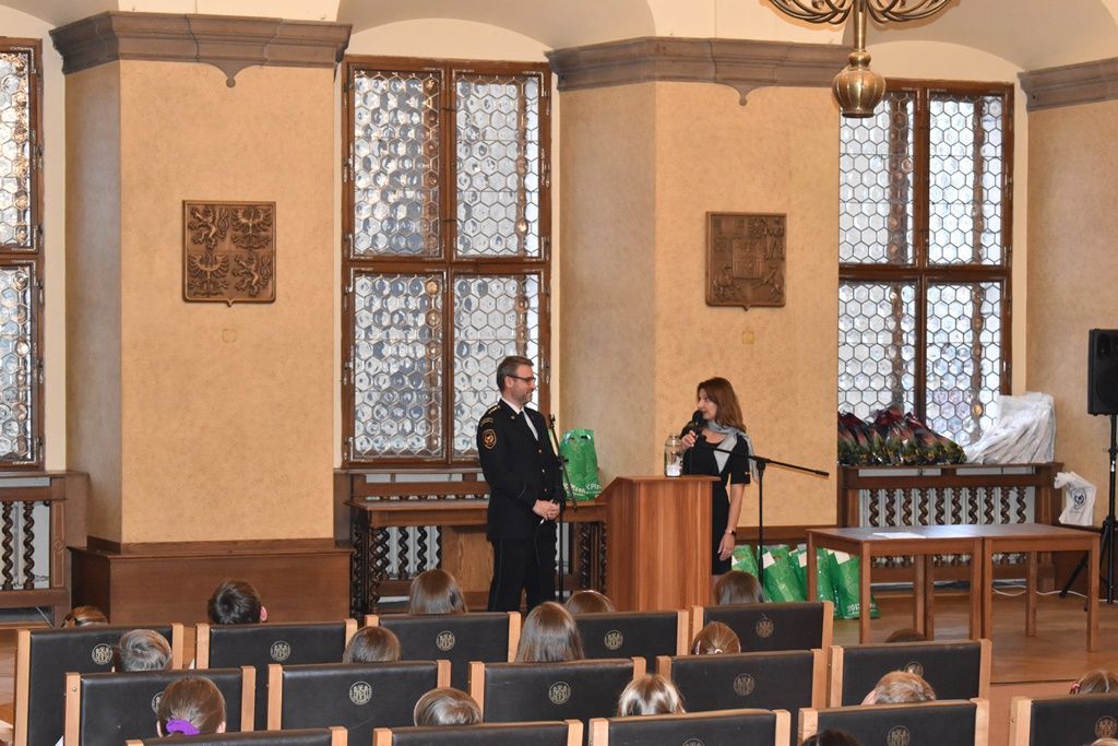 Kdy zavolat 150 - vyhlášení výsledků soutěže (foto: A. Jarošová, 12.11.2019)