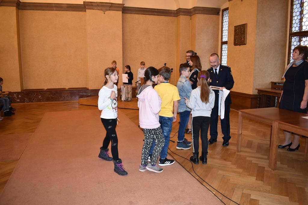 Kdy zavolat 150 - vyhlášení výsledků soutěže (foto: A. Jarošová, 12.11.2019)