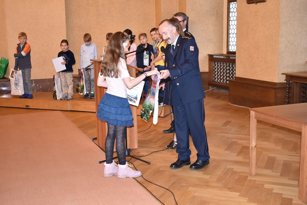 Kdy zavolat 150 - vyhlášení výsledků soutěže (foto: A. Jarošová, 12.11.2019)