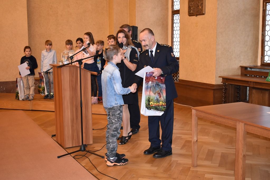 Kdy zavolat 150 - vyhlášení výsledků soutěže (foto: A. Jarošová, 12.11.2019)