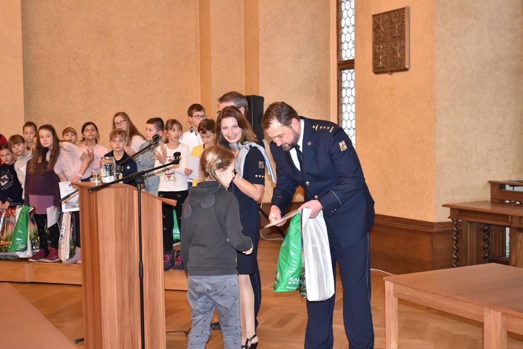 Kdy zavolat 150 - vyhlášení výsledků soutěže (foto: A. Jarošová, 12.11.2019)