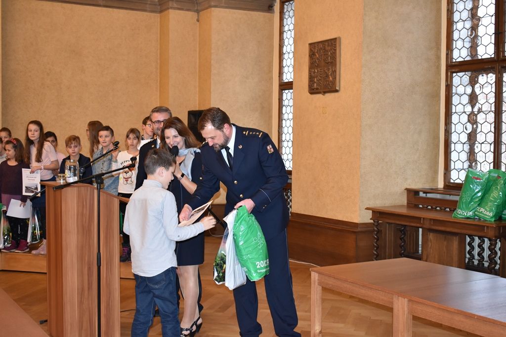 Kdy zavolat 150 - vyhlášení výsledků soutěže (foto: A. Jarošová, 12.11.2019)