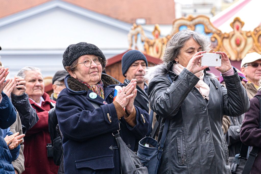 Plzeň slaví 30 let od sametové revoluce (foto: M. Pecuch, 17.11.2019)