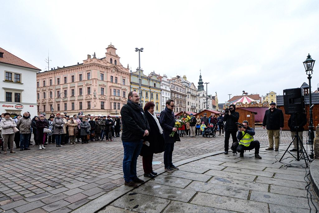 Plzeň slaví 30 let od sametové revoluce (foto: M. Pecuch, 17.11.2019)