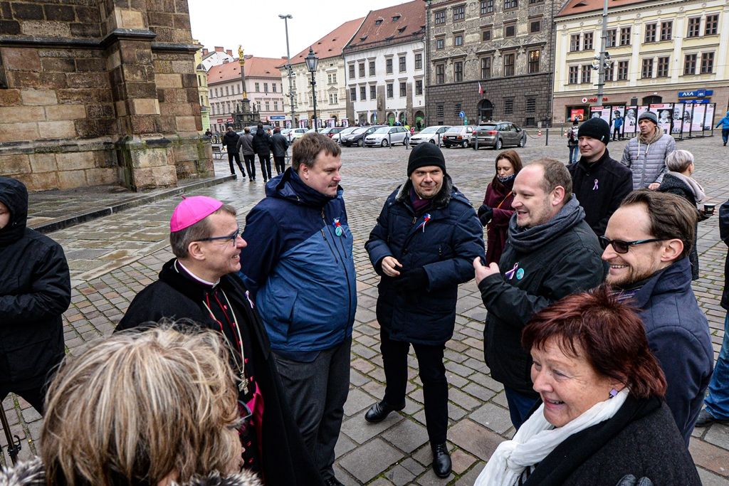 Plzeň slaví 30 let od sametové revoluce (foto: M. Pecuch, 17.11.2019)