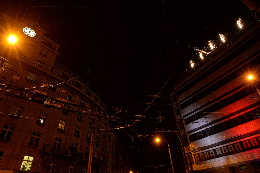 Cesta svobody - Hvězda padá, KONEČNĚ! (foto: M. Pecuch, 17.11.2019)