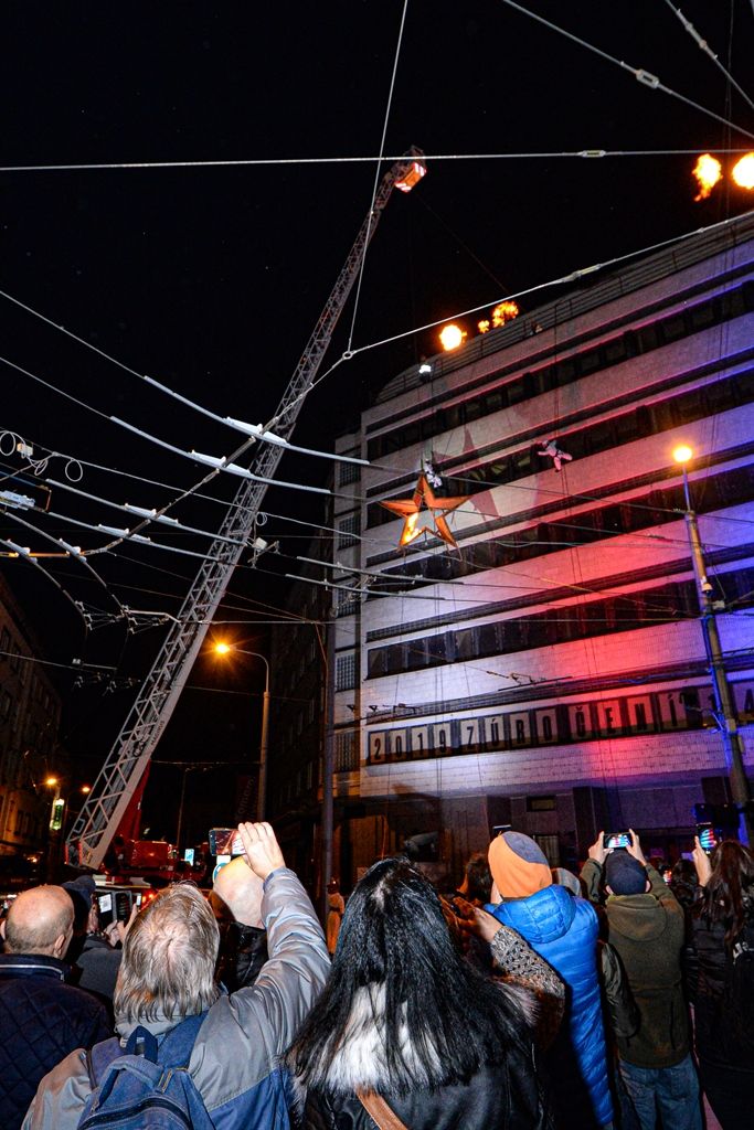 Cesta svobody - Hvězda padá, KONEČNĚ! (foto: M. Pecuch, 17.11.2019)