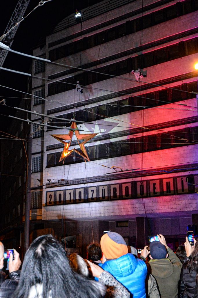 Cesta svobody - Hvězda padá, KONEČNĚ! (foto: M. Pecuch, 17.11.2019)