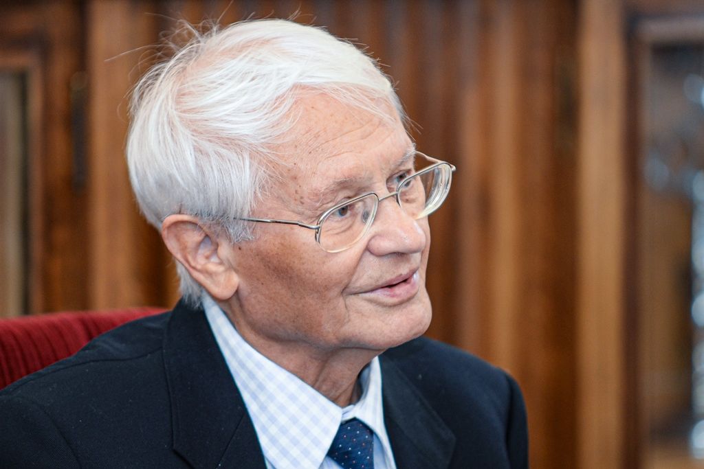 Primátor poblahopřál hudebníkovi Jiřímu Žurkovi k životnímu jubileu (foto: M. Pecuch, 20.11.2019)