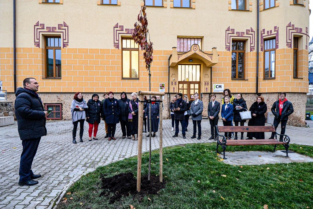 Radovánek zasadil druhou sakuru na dalších 100 let republiky