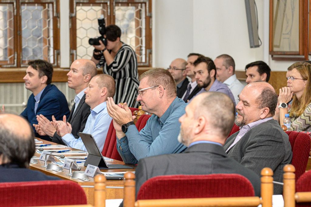 Konference ITIF na plzeňské radnici (foto: M. Pecuch, 22.11.2019)