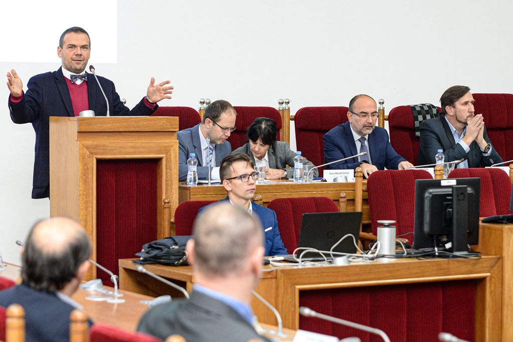 Konference ITIF na plzeňské radnici (foto: M. Pecuch, 22.11.2019)