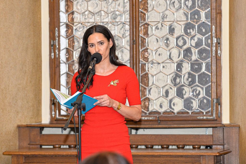 Přijetí Obchodní akademie Plzeň a Berufliches Schulzentrum z Regensburgu (foto: M. Pecuch, 26.11.2019)