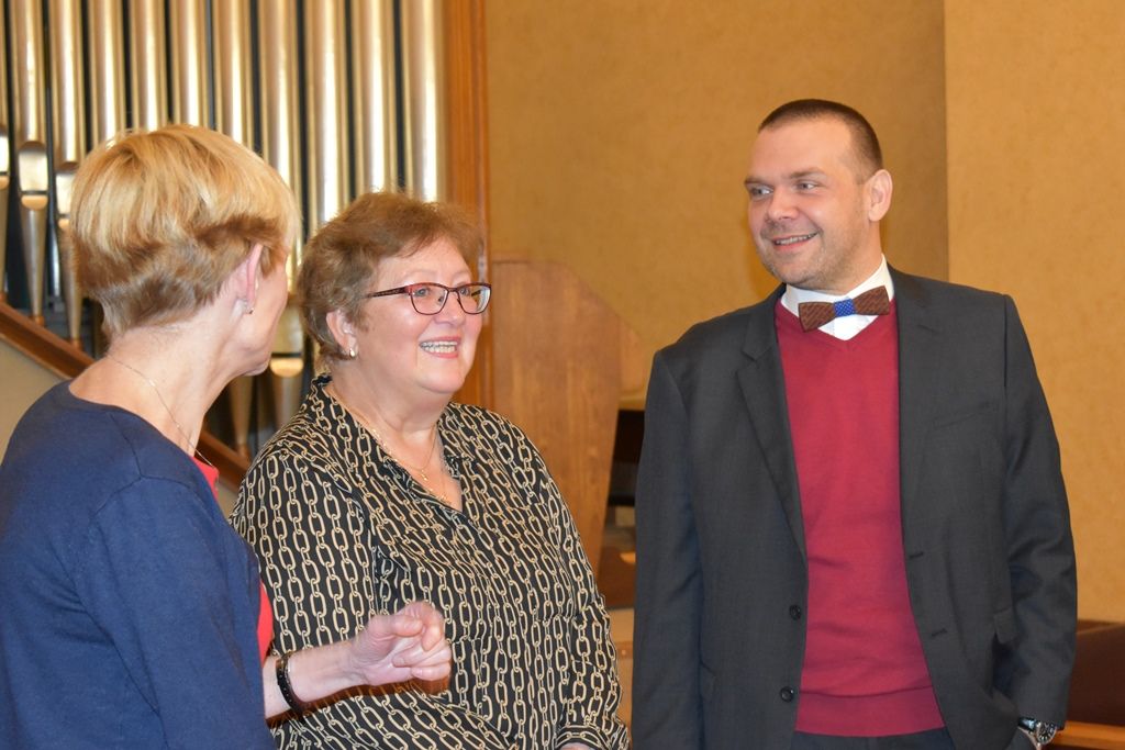 Přijetí žáků Benešovy základní školy (foto: E. Barborková, 10.12.2019)