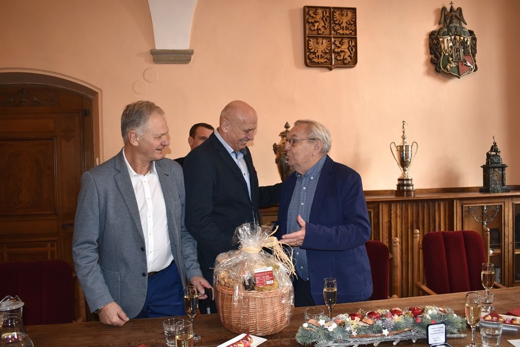 Přijetí házenkářské legendy K. Čermáka(fotografie: A. Jarošová, 10.12.2019)