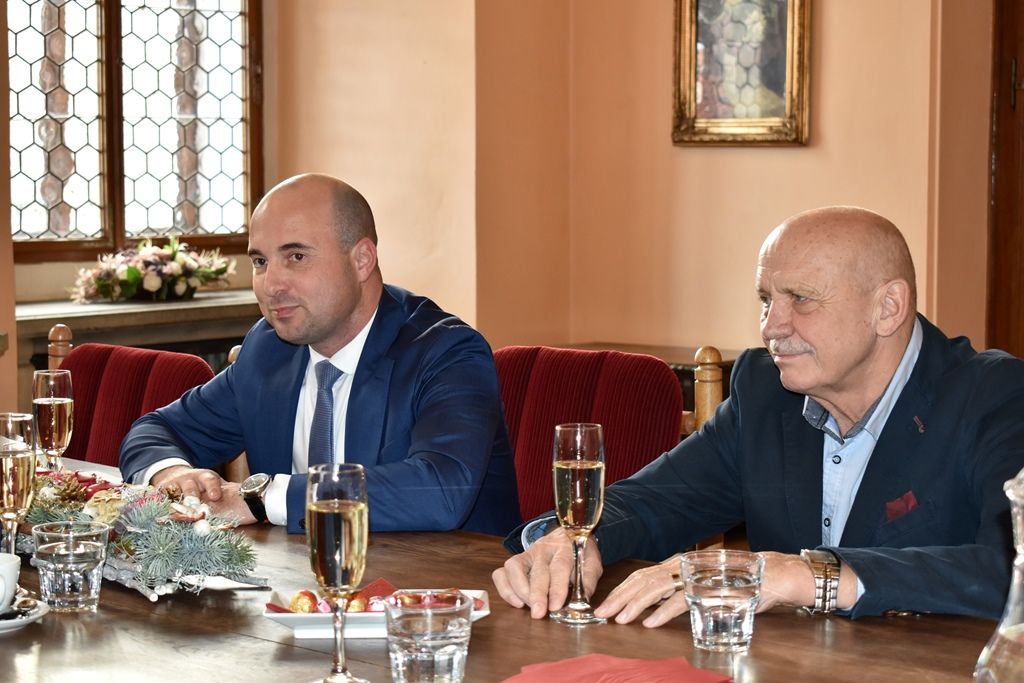 Přijetí házenkářské legendy K. Čermáka(fotografie: A. Jarošová, 10.12.2019)