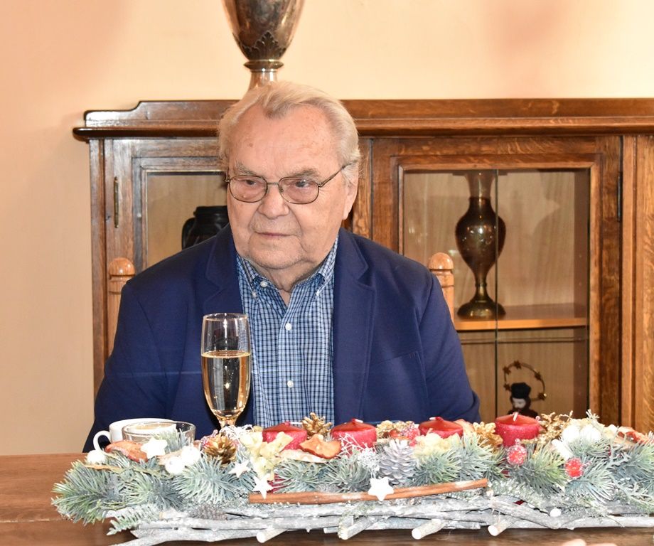 Přijetí házenkářské legendy K. Čermáka(fotografie: A. Jarošová, 10.12.2019)
